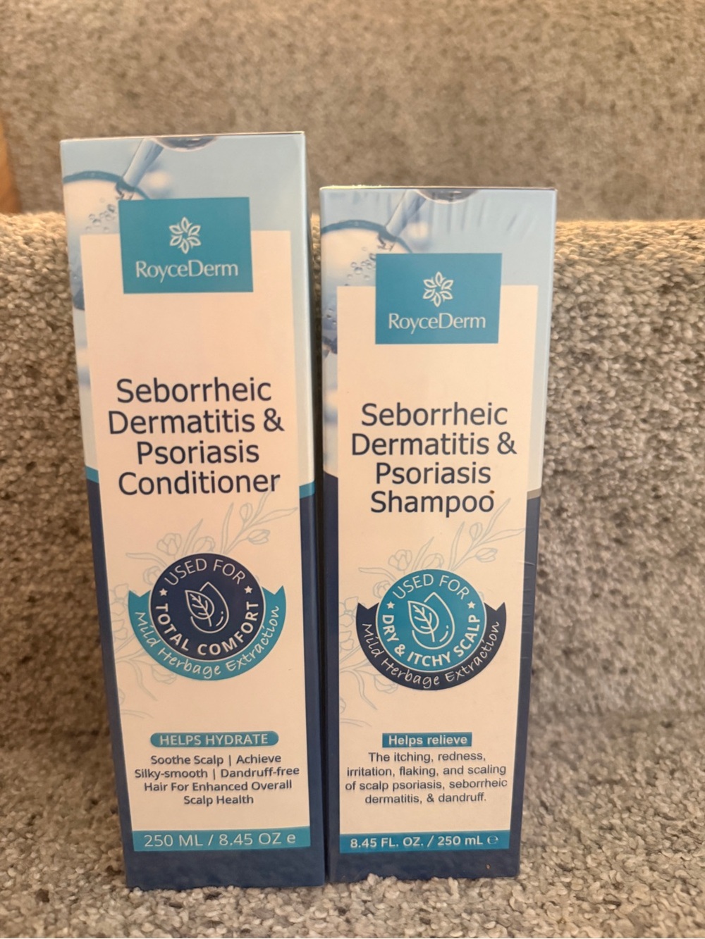 Seborrheic Dermatitis & Psoriasis Shampoo - Blue
